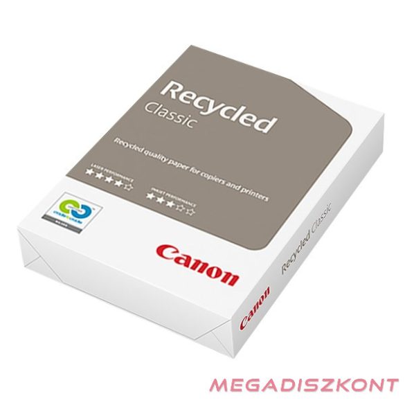 Fénymásolópapír CANON Recycled Classic újrahasznosított ISO 55-s A/4 80 g 500 ív/csomag