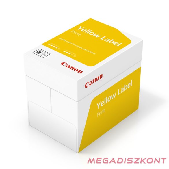 Fénymásolópapír CANON Yellow Label Print A/4 80 g 500 ív/csomag