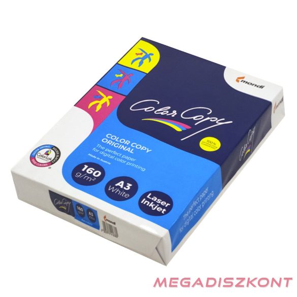 Fénymásolópapír COLOR COPY A/3 160 g 250 ív/csomag