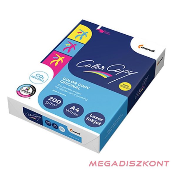 Fénymásolópapír COLOR COPY A/4 200 g 250 ív/csomag