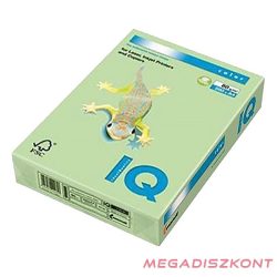   Fénymásolópapír színes IQ Color A/4 160 g pasztell zöld GN27 250 ív/csomag