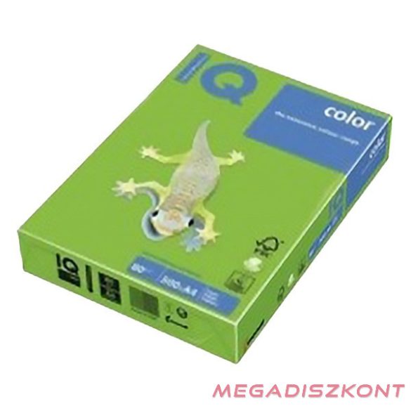 Fénymásolópapír színes IQ Color A/4 80 g intenzív sötétzöld DG47 500 ív/csomag
