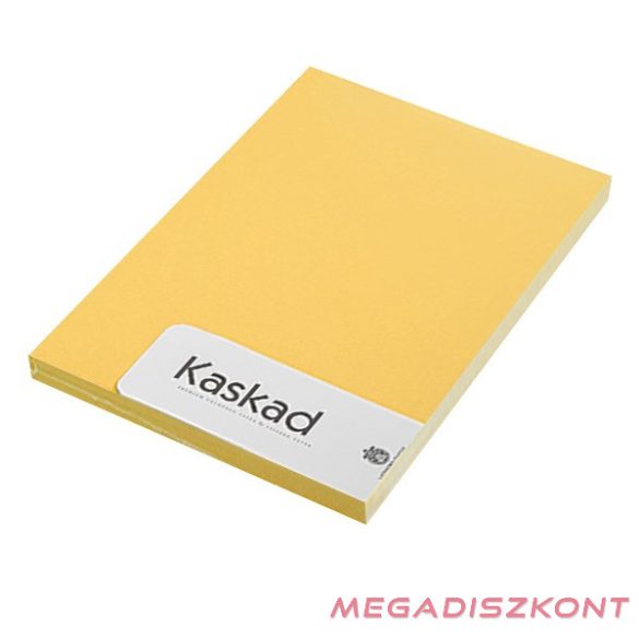 Fénymásolópapír színes KASKAD A/4 80 g napsárga 58 100 ív/csomag