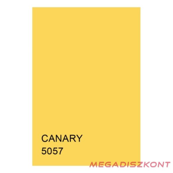Dekorációs karton KASKAD 50x70 cm 2 oldalas 225 g kanárisárga 5057