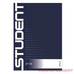 Füzet vonalas ICO Student A/5 32 lapos 21-32 4-8.osztályos