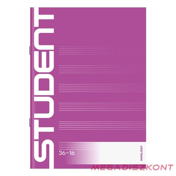Hangjegyfüzet ICO Student A/5 16 lapos 36-16
