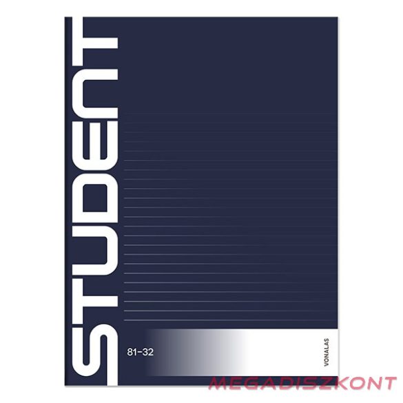 Füzet vonalas ICO Student A/4 32 lapos 81-32
