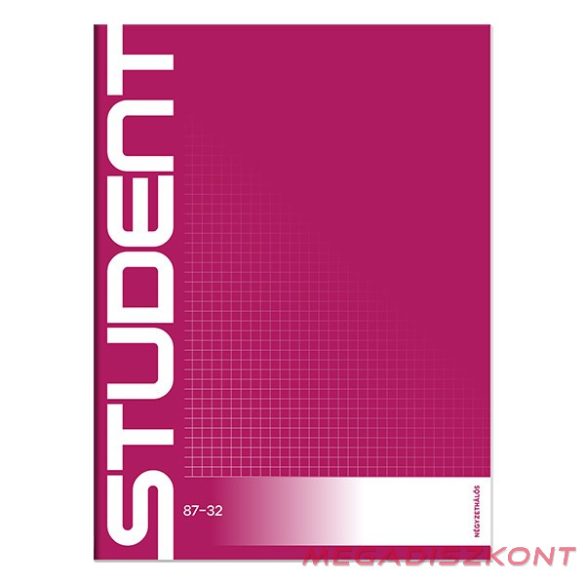 Füzet kockás ICO Student A/4 32 lapos 87-32