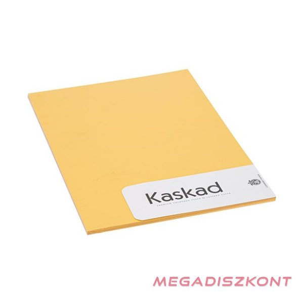 Dekorációs karton KASKAD A/4 2 oldalas 225 g napsárga 58 20 íves