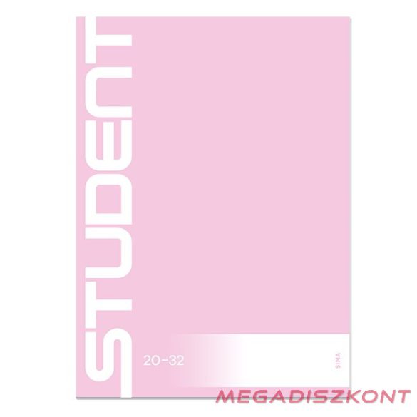 Füzet sima ICO Student A/5 32 lapos 20-32