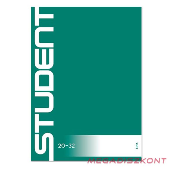 Füzet sima ICO Student A/5 32 lapos 20-32