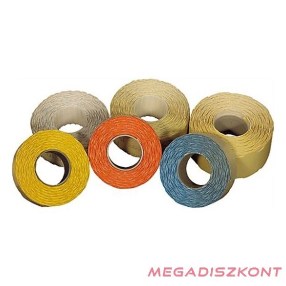 Árazószalag FORTUNA 22x12 mm perforált zöld 10 tekercs/csomag
