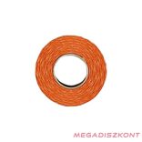 Árazószalag FORTUNA 25x12 mm perforált narancssárga 10 tekercs/csomag