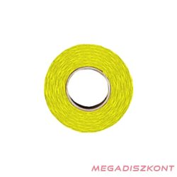  Árazószalag FORTUNA 25x16 mm perforált sárga 10 tekercs/csomag
