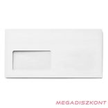 Boríték GPV LA/4 szilikonos bélésnyomott 110x220mm bal ablakos 35x90mm B20A20 1000 darabos