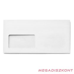   Boríték GPV LA/4 szilikonos bélésnyomott 110x220mm bal ablakos 45x90mm B20A20 1000 darabos