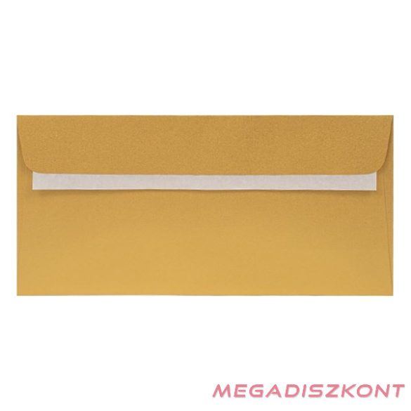 Boríték színes KASKAD LA/4 szilikonos 110x220mm 120 g arany 25 darabos