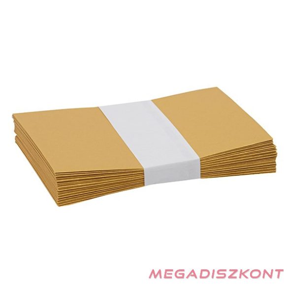 Boríték színes KASKAD LC/6 szilikonos 114x162mm 120 g arany 25/csom