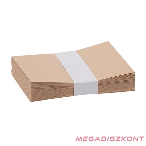 Boríték színes KASKAD LC/6 enyvezett 114x162mm 16 mokka 50 darabos