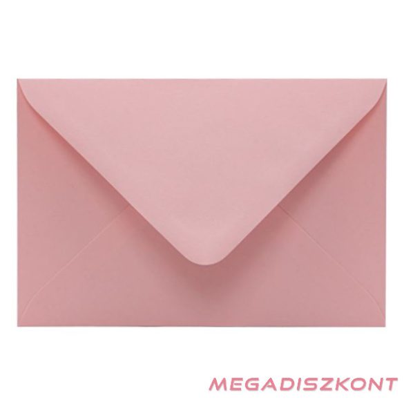 Boríték színes KASKAD LC/6 enyvezett 114x162mm 25 rózsa 50 darabos