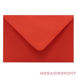   Boríték színes KASKAD LC/6 enyvezett 114x162mm 28 korallpiros 50 darabos