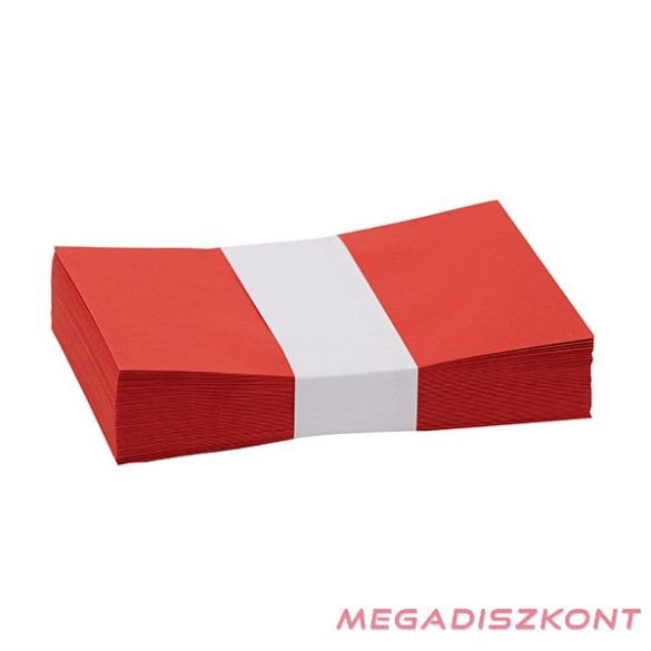 Boríték színes KASKAD LC/6 enyvezett 114x162mm 29 vörös 50 darabos