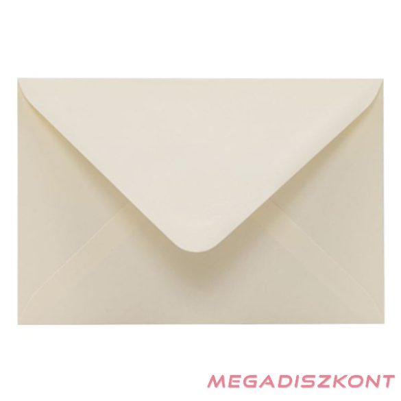 Boríték színes KASKAD LC/6 enyvezett 114x162mm 53 világos sárga 50 darabos