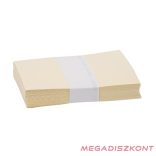Boríték színes KASKAD LC/6 enyvezett 114x162mm 53 világos sárga 50 darabos