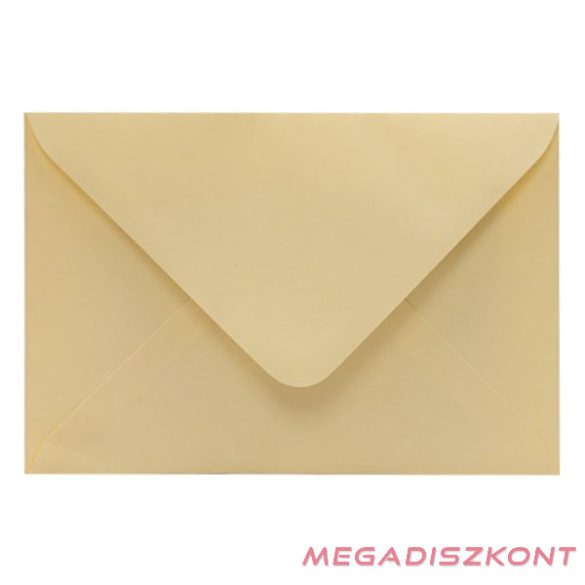 Boríték színes KASKAD LC/6 enyvezett 114x162mm 54 chamois 50 darabos