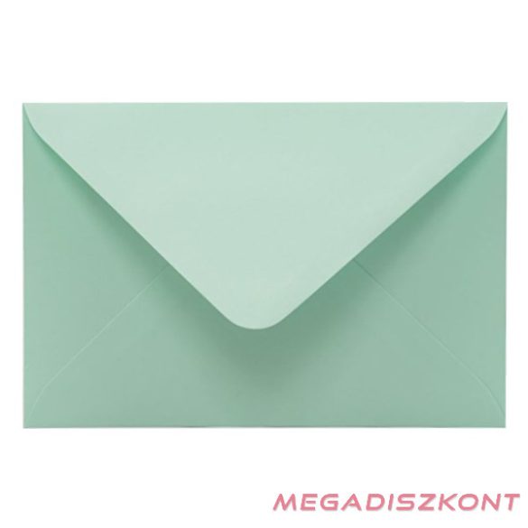 Boríték színes KASKAD LC/6 enyvezett 114x162mm 65 zöld 50 darabos