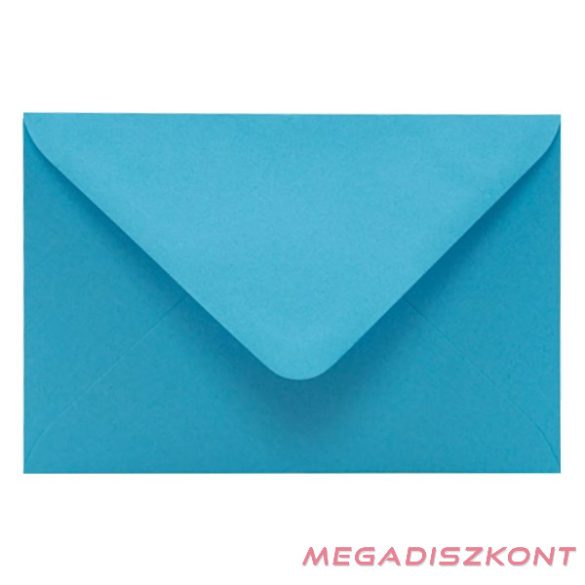 Boríték színes KASKAD LC/6 enyvezett 114x162mm 77 vízkék 50 darabos