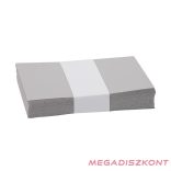 Boríték színes KASKAD LC/6 enyvezett 114x162mm 94 ezüst szürke 50 darabos