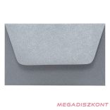 Névjegyboríték színes KASKAD enyvezett 70x105 mm 52 ezüst metál 120 g 25 darabos