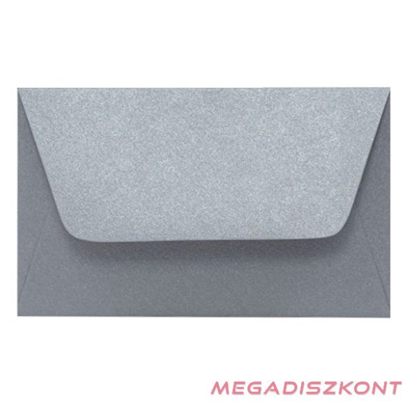 Névjegyboríték színes KASKAD enyvezett 70x105 mm 52 ezüst metál 120 g 25 darabos