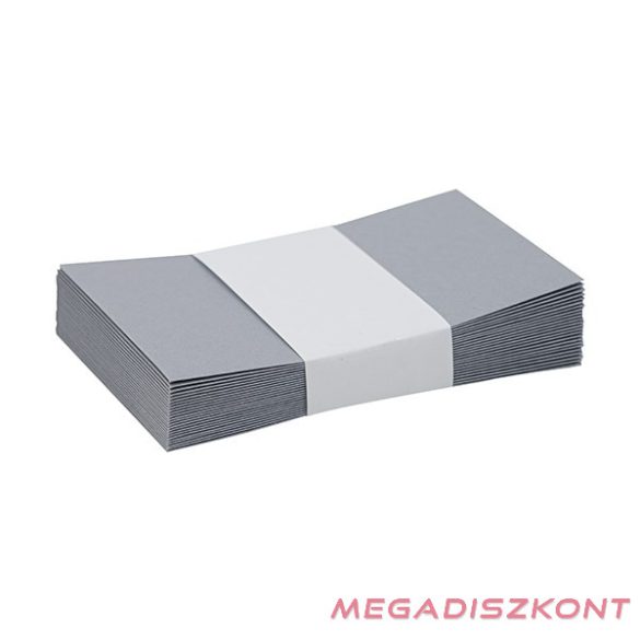 Névjegyboríték színes KASKAD enyvezett 70x105 mm 52 ezüst metál 120 g 25 darabos
