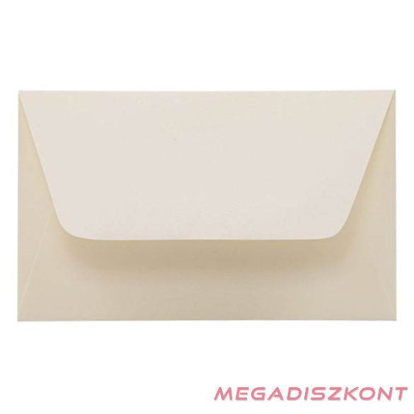Névjegyboríték színes KASKAD enyvezett 70x105mm 12 vanilia 50 darabos