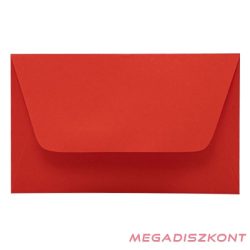   Névjegyboríték színes KASKAD enyvezett 70x105mm 28 korallpiros 50 darabos