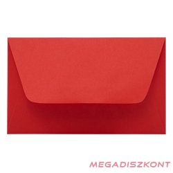   Névjegyboríték színes KASKAD enyvezett 70x105mm 29 vörös 50 darabos
