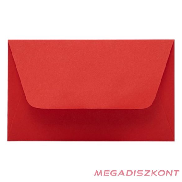 Névjegyboríték színes KASKAD enyvezett 70x105mm 29 vörös 50 darabos