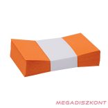 Névjegyboríték színes KASKAD enyvezett 70x105mm 48 narancs 50 darabos