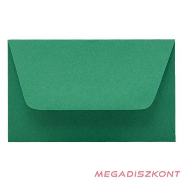 Névjegyboríték színes KASKAD enyvezett 70x105mm 63 sötétzöld 50 darabos