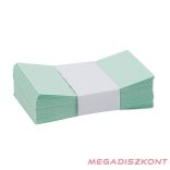 Névjegyboríték színes KASKAD enyvezett 70x105mm 65 zöld 50 darabos