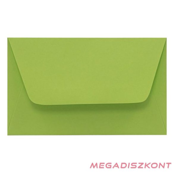 Névjegyboríték színes KASKAD enyvezett 70x105mm 66 lime zöld 50 darabos