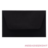 Névjegyboríték színes KASKAD enyvezett 70x105mm 99 fekete 50 darabos