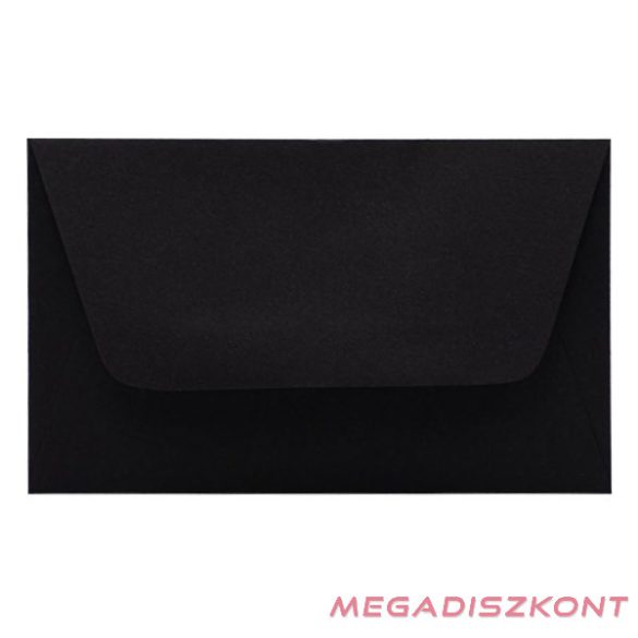 Névjegyboríték színes KASKAD enyvezett 70x105mm 99 fekete 50 darabos