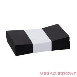 Névjegyboríték színes KASKAD enyvezett 70x105mm 99 fekete 50 darabos