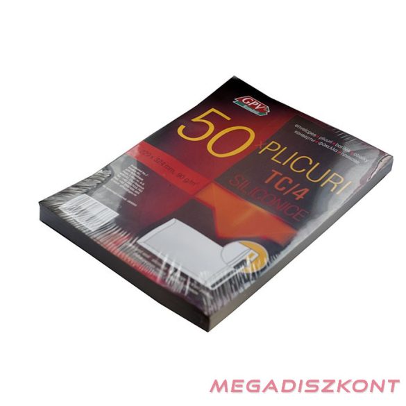 Boríték GPV TC/4 szilikonos bélésnyomatlan 229x324mm 50 darabos