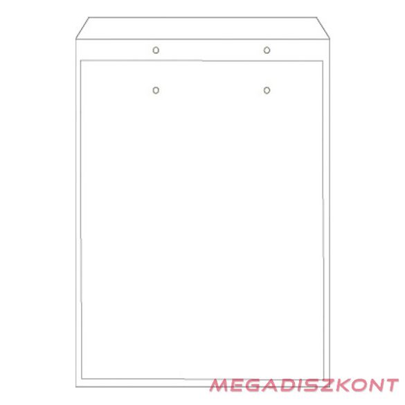 Légpárnás tasak No11/W1 szilikonos fehér 100x165mm