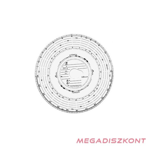 Tachográf 125km-es (blu2) 100 darabos