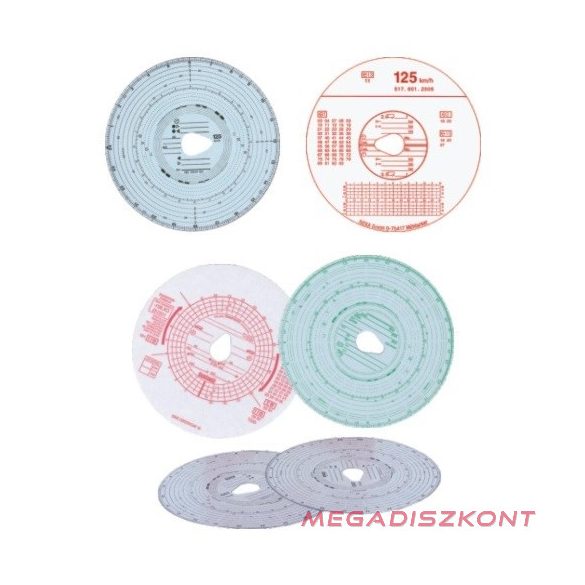 Tachográf 180km-es 1 napos (blu13) 100 darabos